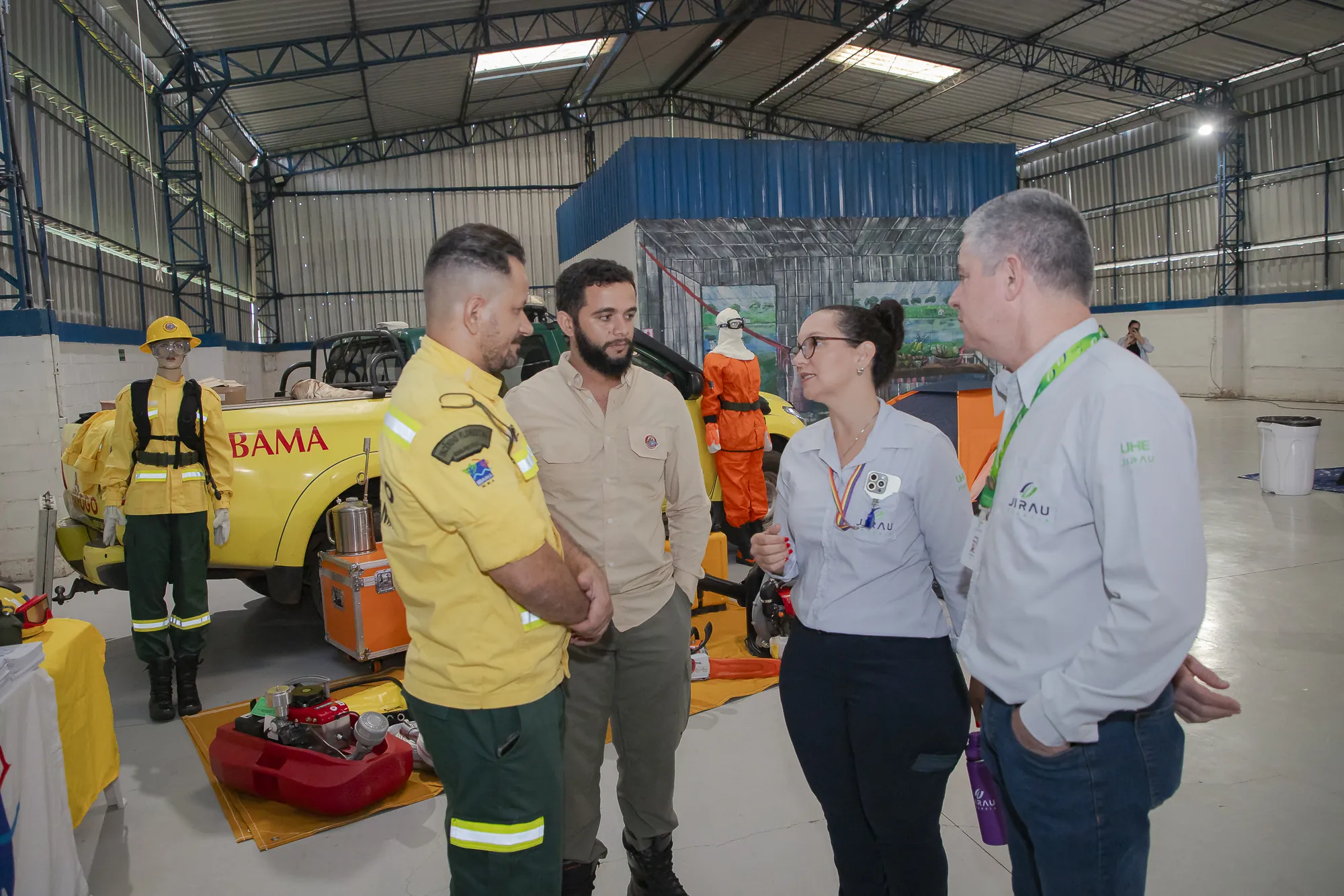 NO GALPÃO DE NOVA MUTUM - JIRAU ENERGIA REALIZA 3ª FEIRA DE CONSCIENTIZAÇÃO E PREVENÇÃO CONTRA QUEIMADAS
